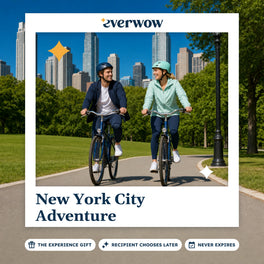 Everwow New York City Adventure experience gift photo in a frame, park bike ride