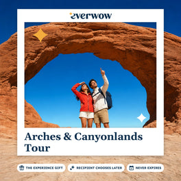 Everwow Arches & Canyonlands Tour experience gift photo in a frame, red sandstone arch