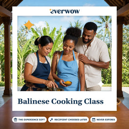 Everwow Balinese Cooking Class experience gift photo in a frame, spice paste lesson