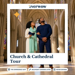 Everwow Church & Cathedral Tour experience gift photo in a frame, vaulted cathedral nave