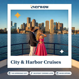 Everwow City & Harbor Cruises experience gift photo in a frame, skyline from the water