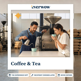 Everwow Coffee & Tea experience gift photo in a frame, roastery cupping session