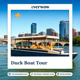 Everwow Duck Boat Tour experience gift photo in a frame, duck boat on the river