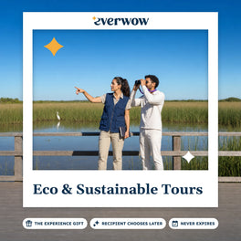 Everwow Eco & Sustainable Tours experience gift photo in a frame, birdwatching on a boardwalk