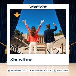 Everwow Showtime experience gift photo in a frame, open-air amphitheater stage