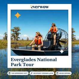Everwow Everglades National Park Tour experience gift photo in a frame, airboat in the Everglades