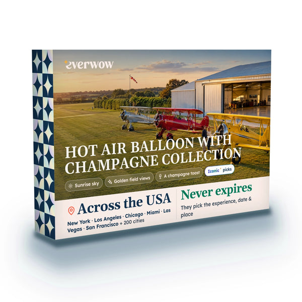 Hot Air Balloon with Champagne Collection