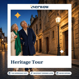 Everwow Heritage Tour experience gift photo in a frame, couple on a historic lane