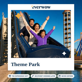 Everwow Theme Park experience gift photo in a frame, log flume drop