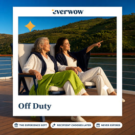 Everwow Off Duty experience gift photo in a frame, mother and daughter on river cruise