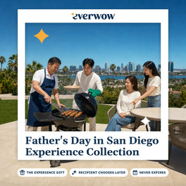 Everwow Father's Day in San Diego Experience Collection experience gift photo in a frame, family backyard cookout