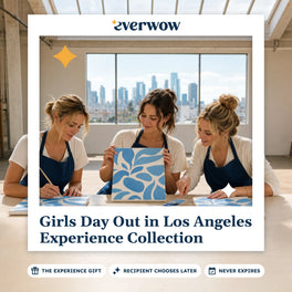 Everwow Girls Day Out in Los Angeles Experience Collection experience gift photo in a frame, painting in a loft studio