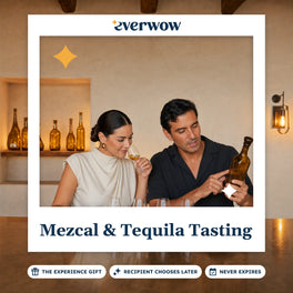 Everwow Mezcal & Tequila Tasting experience gift photo in a frame, couple at a tasting bar