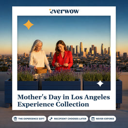 Everwow Mother's Day in Los Angeles Experience Collection gift photo in a frame, rooftop lavender