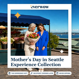 Everwow Mother's Day in Seattle Experience Collection experience gift photo in a frame, tulips at the market