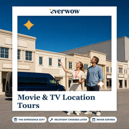 Everwow Movie & TV Location Tours experience gift photo in a frame, studio backlot street