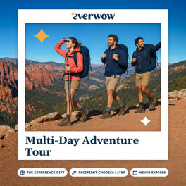 Everwow Multi-Day Adventure Tour experience gift photo in a frame, hikers on a ridge trail