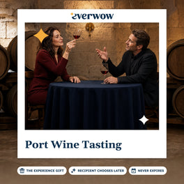 Everwow Port Wine Tasting experience gift photo in a frame, port tasting in a cellar