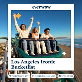Everwow Los Angeles Iconic Bucketlist experience gift photo in a frame, beach coaster drop