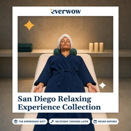 Everwow San Diego Relaxing Experience Collection experience gift photo in a frame, spa treatment table