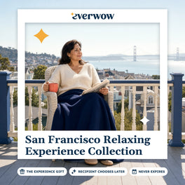 Everwow San Francisco Relaxing Experience Collection experience gift photo in a frame, coffee on a porch