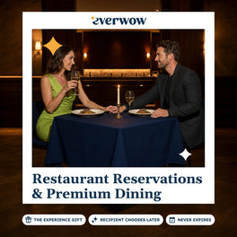 Everwow Restaurant Reservations & Premium Dining experience gift photo in a frame, candlelit dinner
