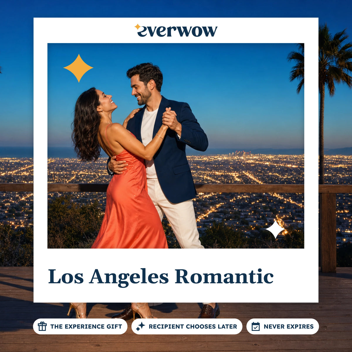 Everwow Los Angeles Romantic experience gift photo in a frame, couple slow dancing