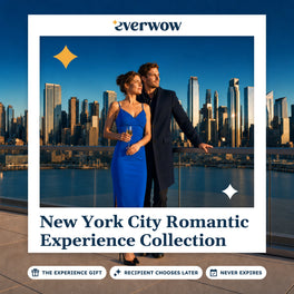 Everwow New York City Romantic Experience Collection experience gift photo in a frame, rooftop skyline evening