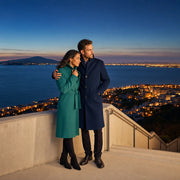 Couple at a hillside stairway above the bay at dusk, San Francisco Romantic Experience Collection experience gift