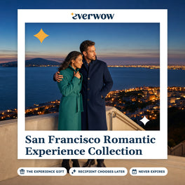 Everwow San Francisco Romantic Experience Collection experience gift photo in a frame, couple on hillside steps