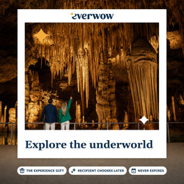 Everwow Explore the underworld experience gift photo in a frame, cavern walkway tour