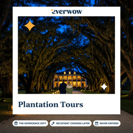 Everwow Plantation Tours experience gift photo in a frame, lantern-lit oak avenue