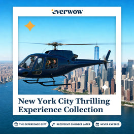 Everwow New York City Thrilling Experience Collection experience gift photo in a frame, helicopter over Manhattan