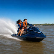 Two riders on a jet ski cutting across the Potomac, Washington DC Thrilling Experience Collection experience gift
