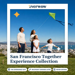 Everwow San Francisco Together Experience Collection experience gift photo in a frame, kite on a hilltop